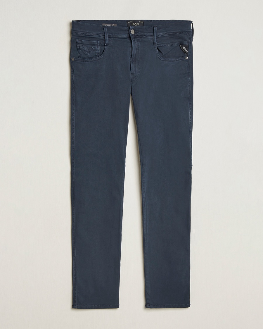 Replay Anbass Hyperflex X.Lite 5-Pocket Pants Navy – Blu
