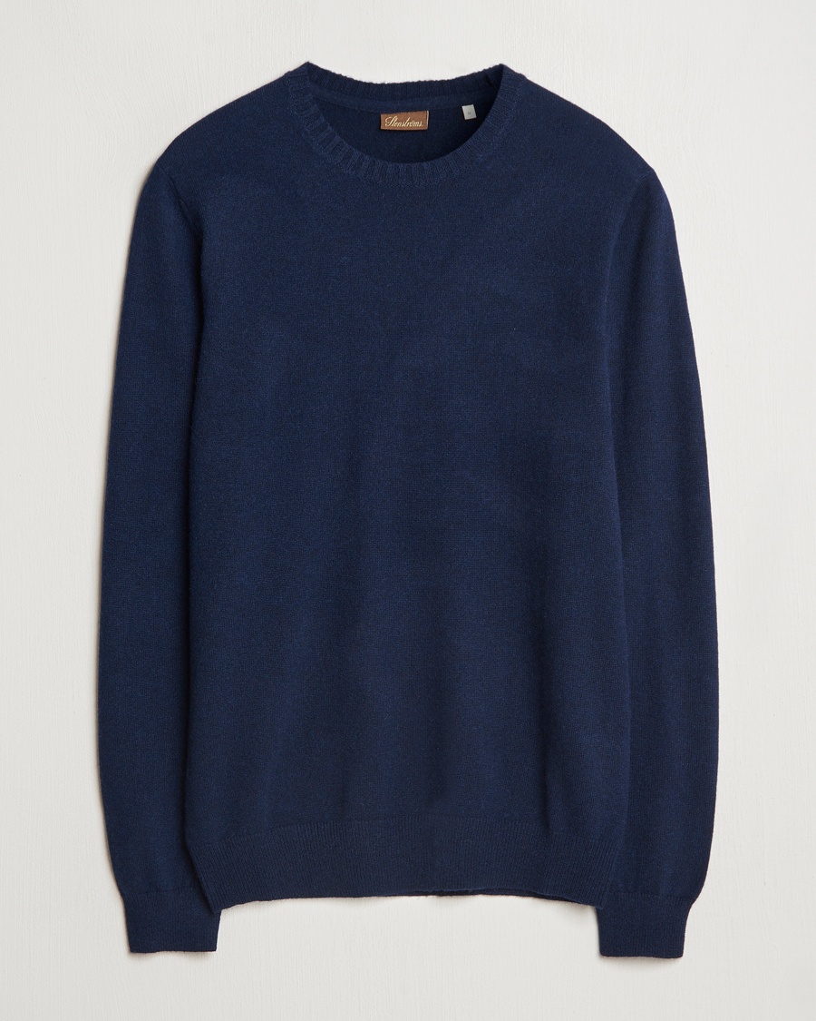 Stenströms Cashmere Crewneck Navy – Blu