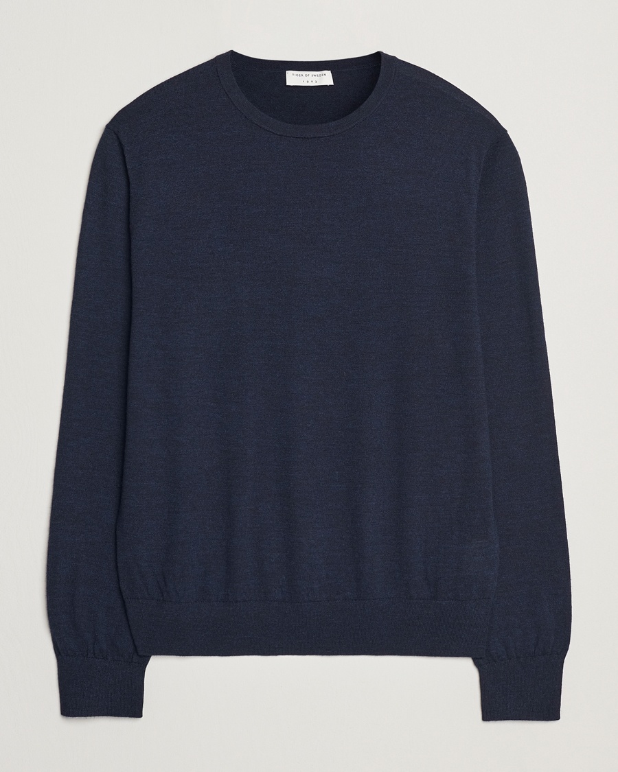 Tiger of Sweden Connor Crew Neck Pullover Light Ink – Blu