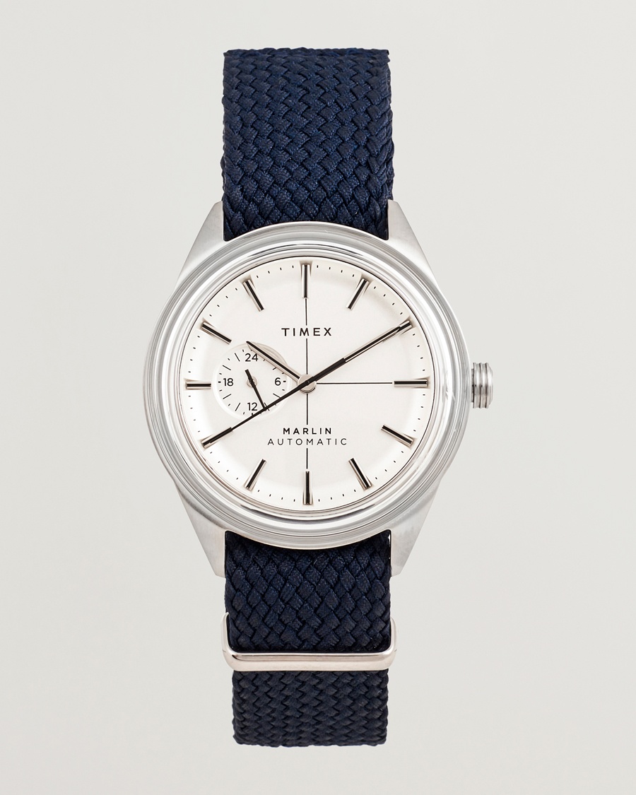 Timex Marlin Jet Automatic 38mm White Dial – Blu