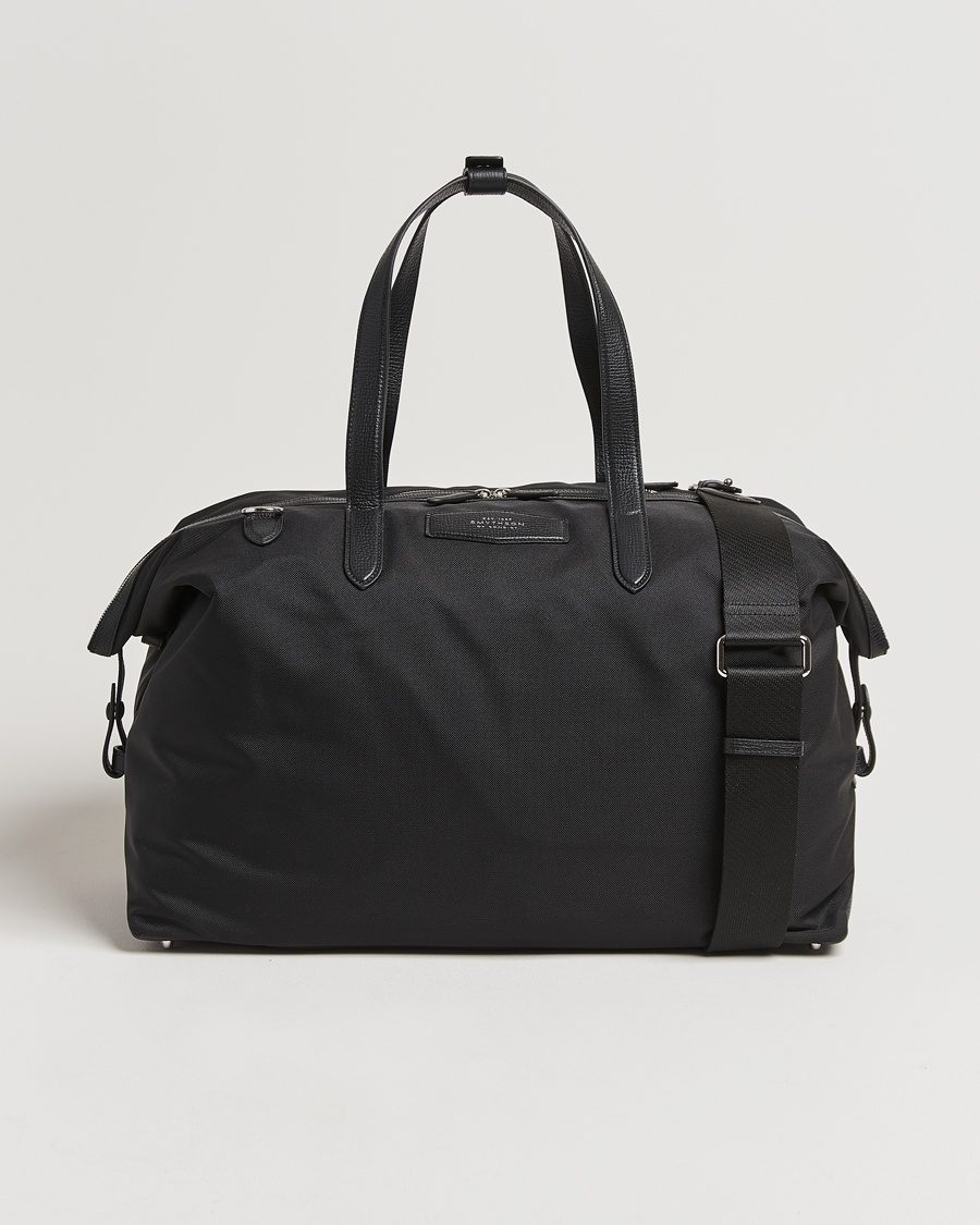 Smythson Canvas Norton Travel Bag Black – Nero