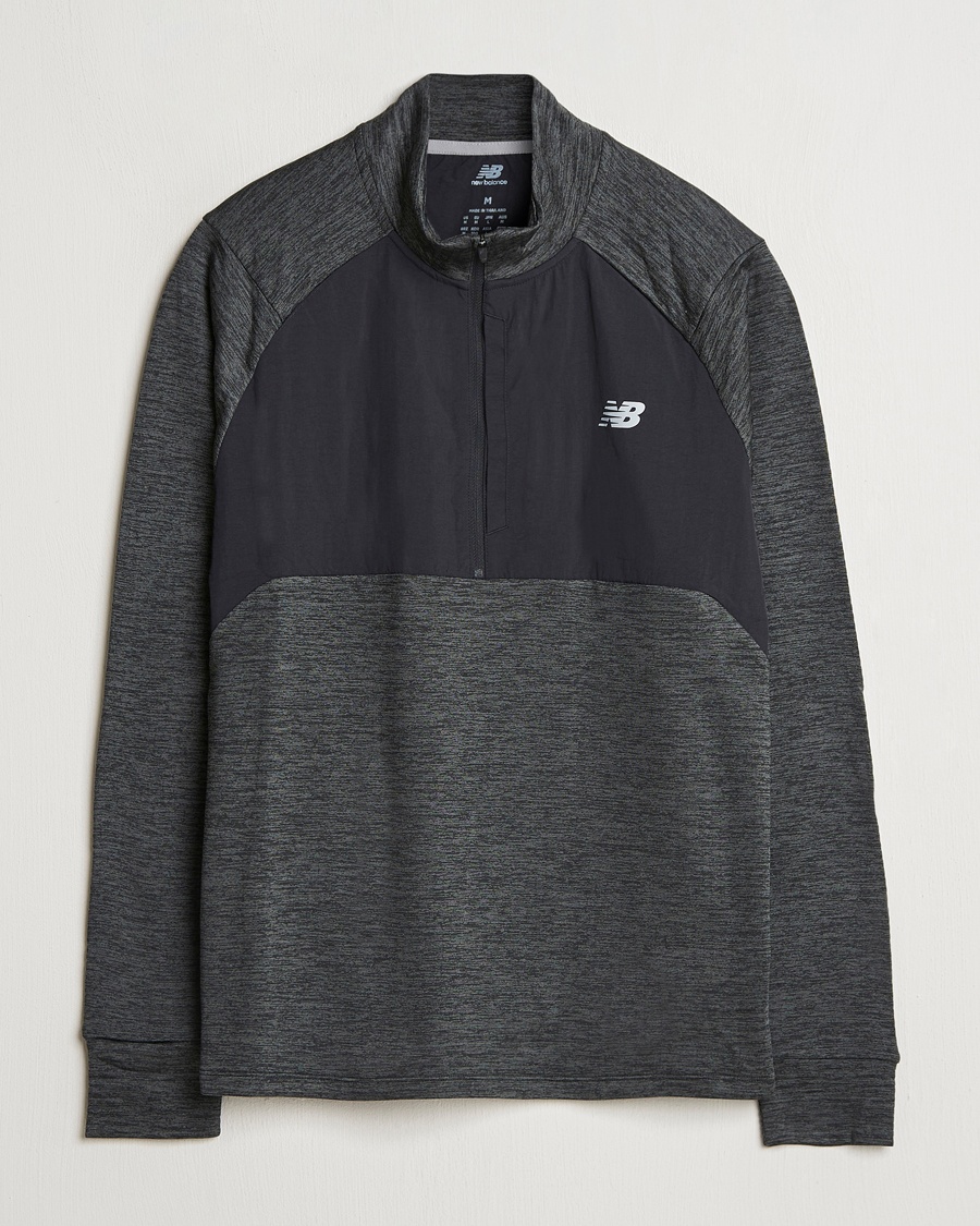 New Balance Running Heat Grid Half Zip Black – Nero