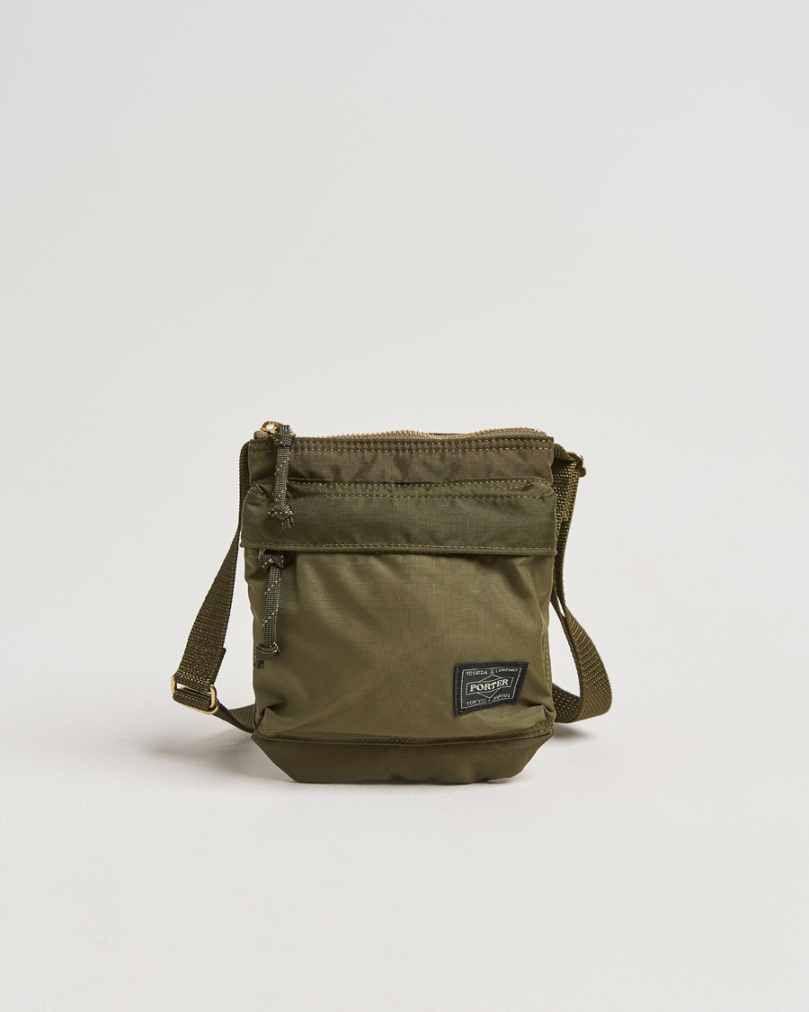 Porter-Yoshida & Co. Force Small Shoulder Pouch Olive Drab – Verde