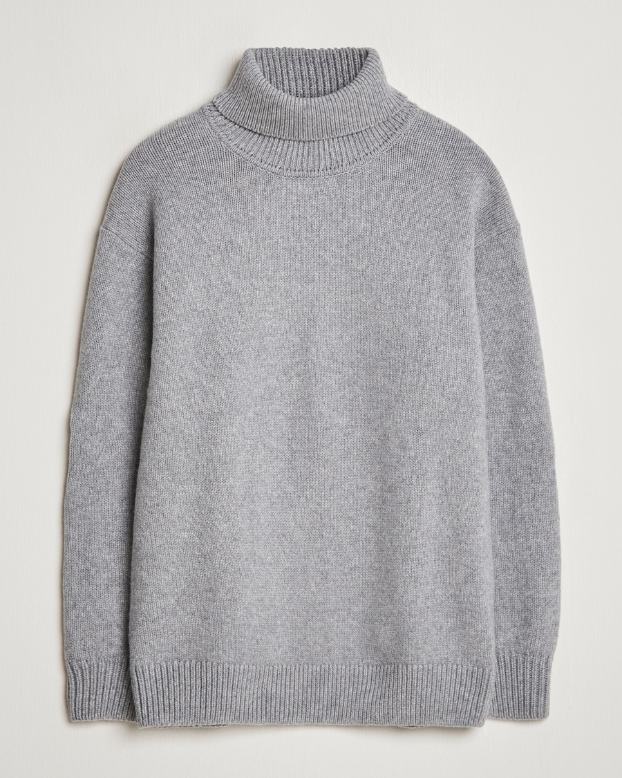 Colorful Standard Merino Wool Turtleneck Heather Grey – Grigio