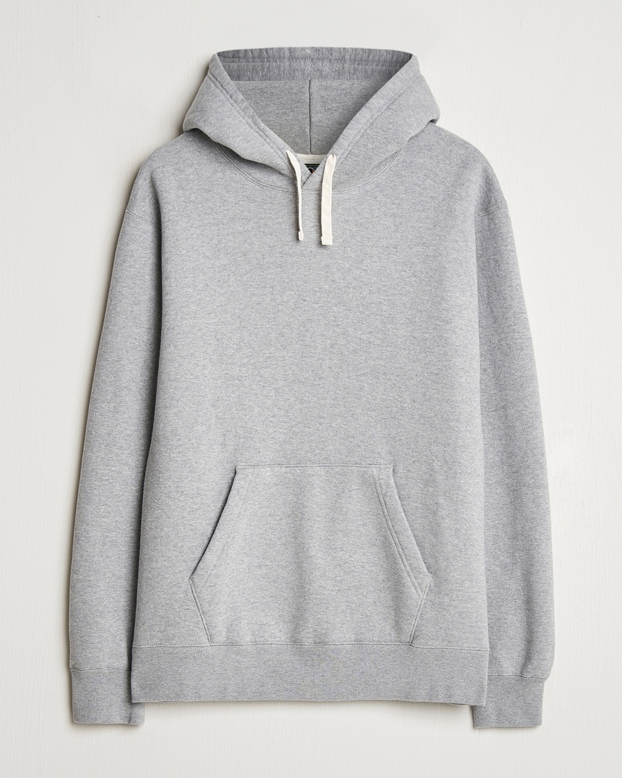 BEAMS PLUS Japanese Cotton Hoodie Heather Grey – Grigio