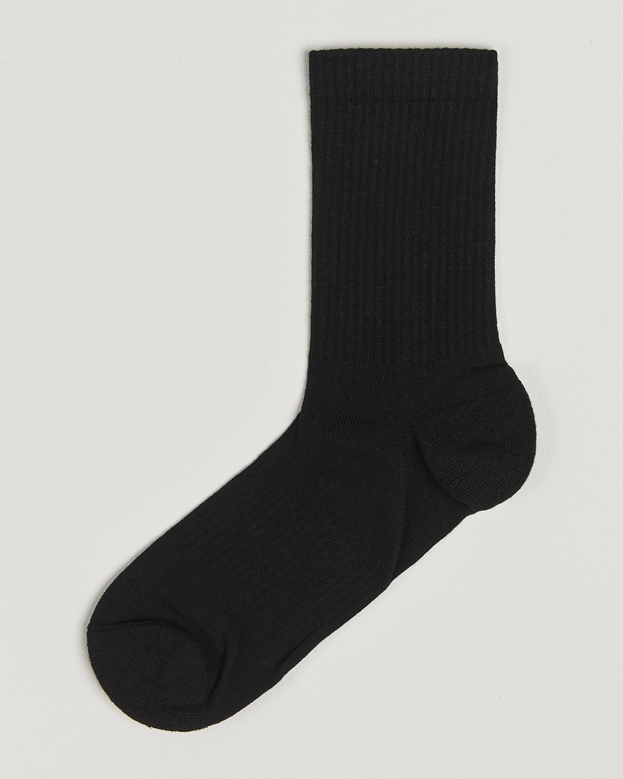 Sweyd Crew Cotton Socks Black – Nero