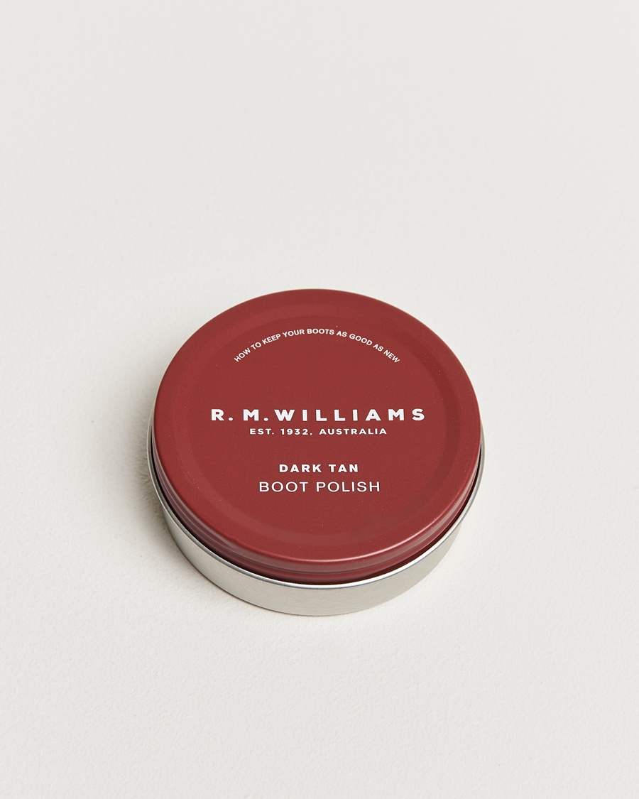 R.M.Williams Stockman's Boot Polish 70ml Dark Tan – Marrone