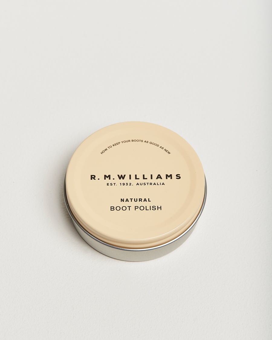 R.M.Williams Stockman's Boot Polish 70ml Natural – Trasparente
