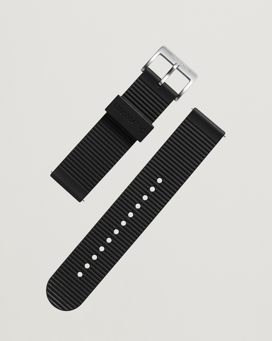 UNIMATIC TPU Quick Relese 22mm Strap Black – Nero