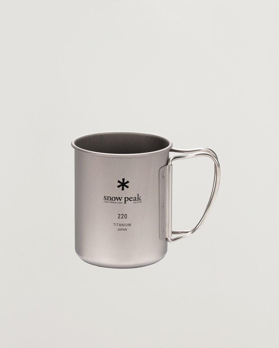 Snow Peak Single Wall Mug 220 Titanium – Grigio