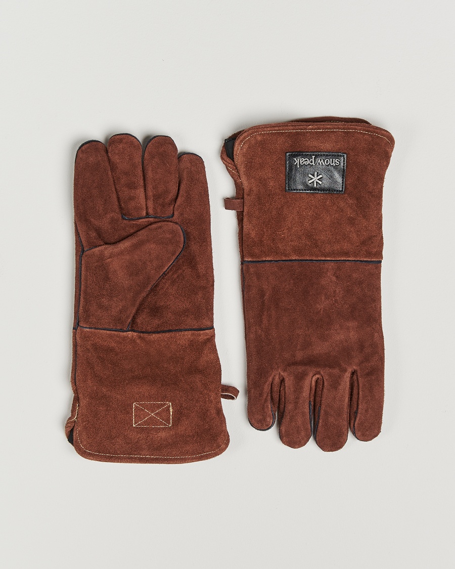Snow Peak Fireside Gloves Brown – Marrone