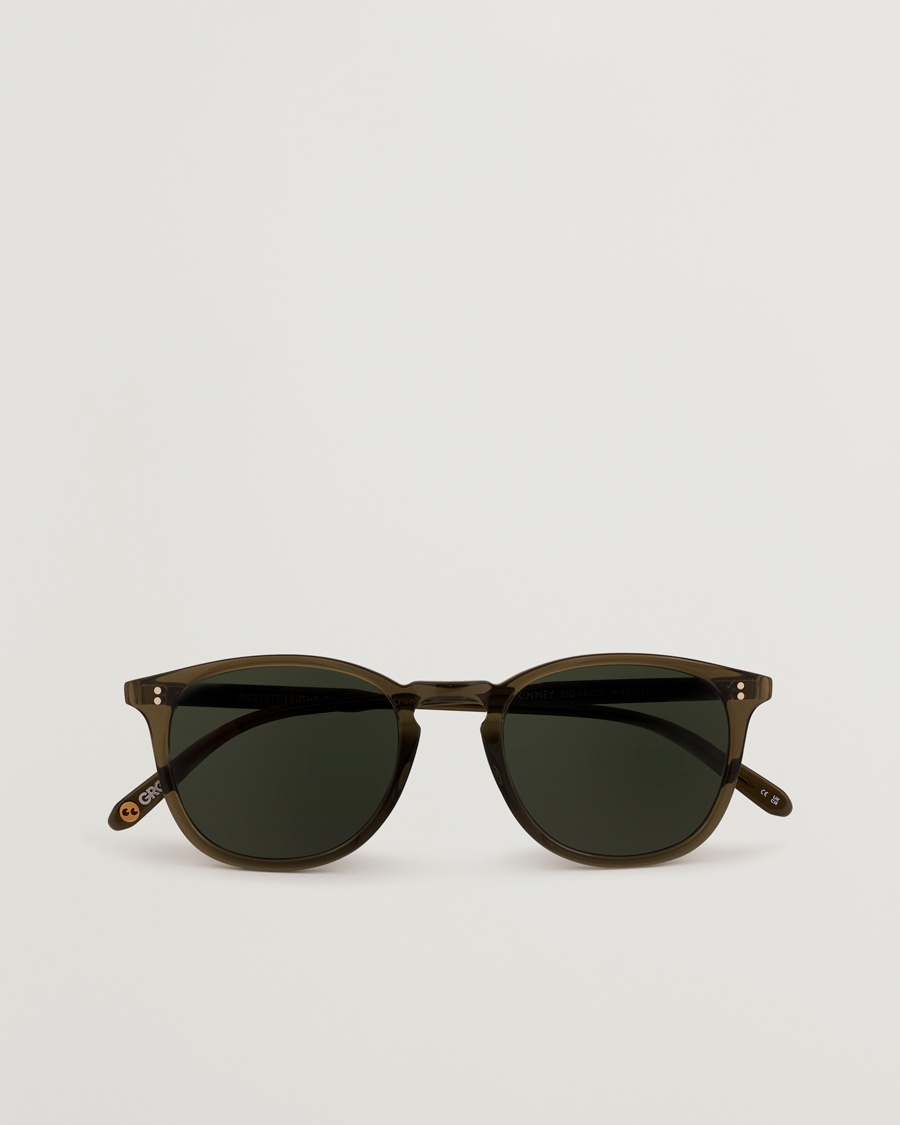 Garrett Leight Kinney 49 Sunglasses Olive/Green – Verde