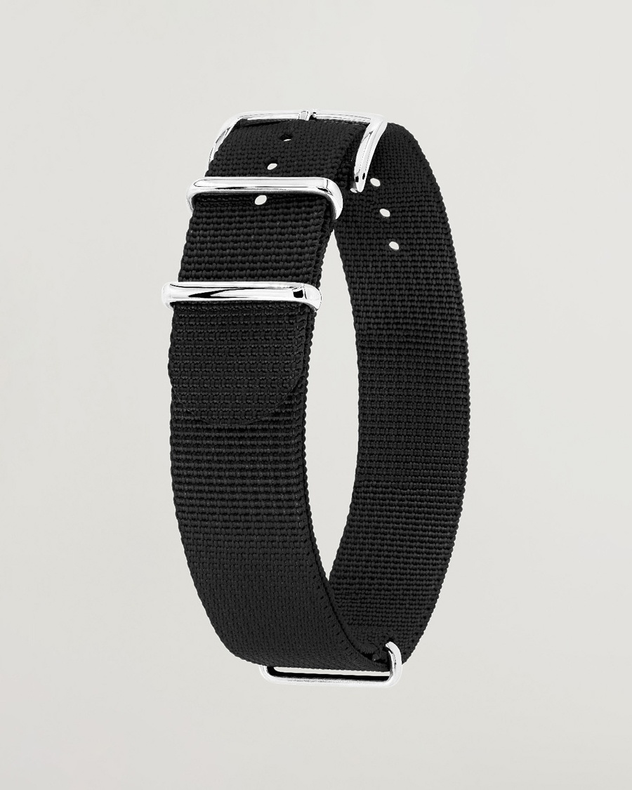 HIRSCH Rush Recycle Nato Watch Strap Black – Nero
