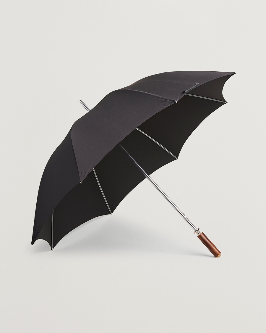 Fox Umbrellas Chestnut Straight Umbrella Black – Nero
