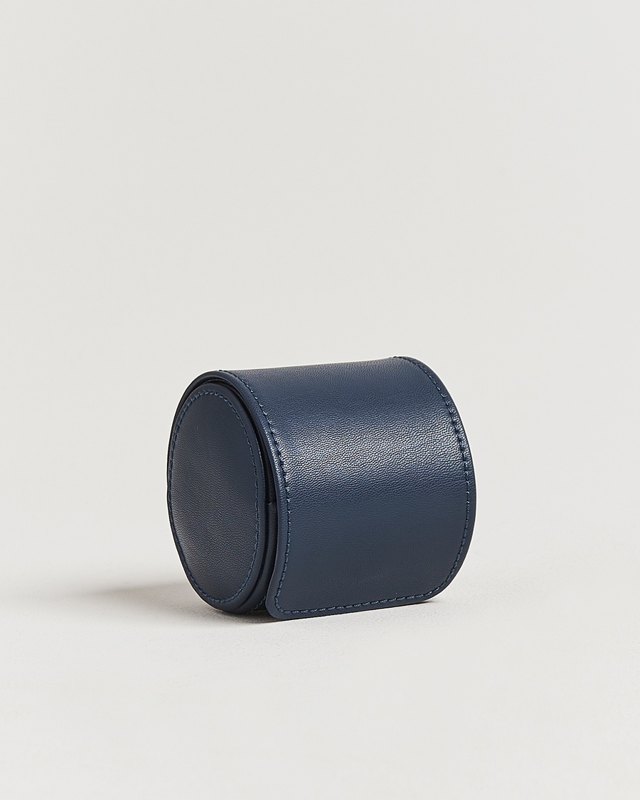 WOLF Single Watch Roll Earth Midnight Blue – Blu