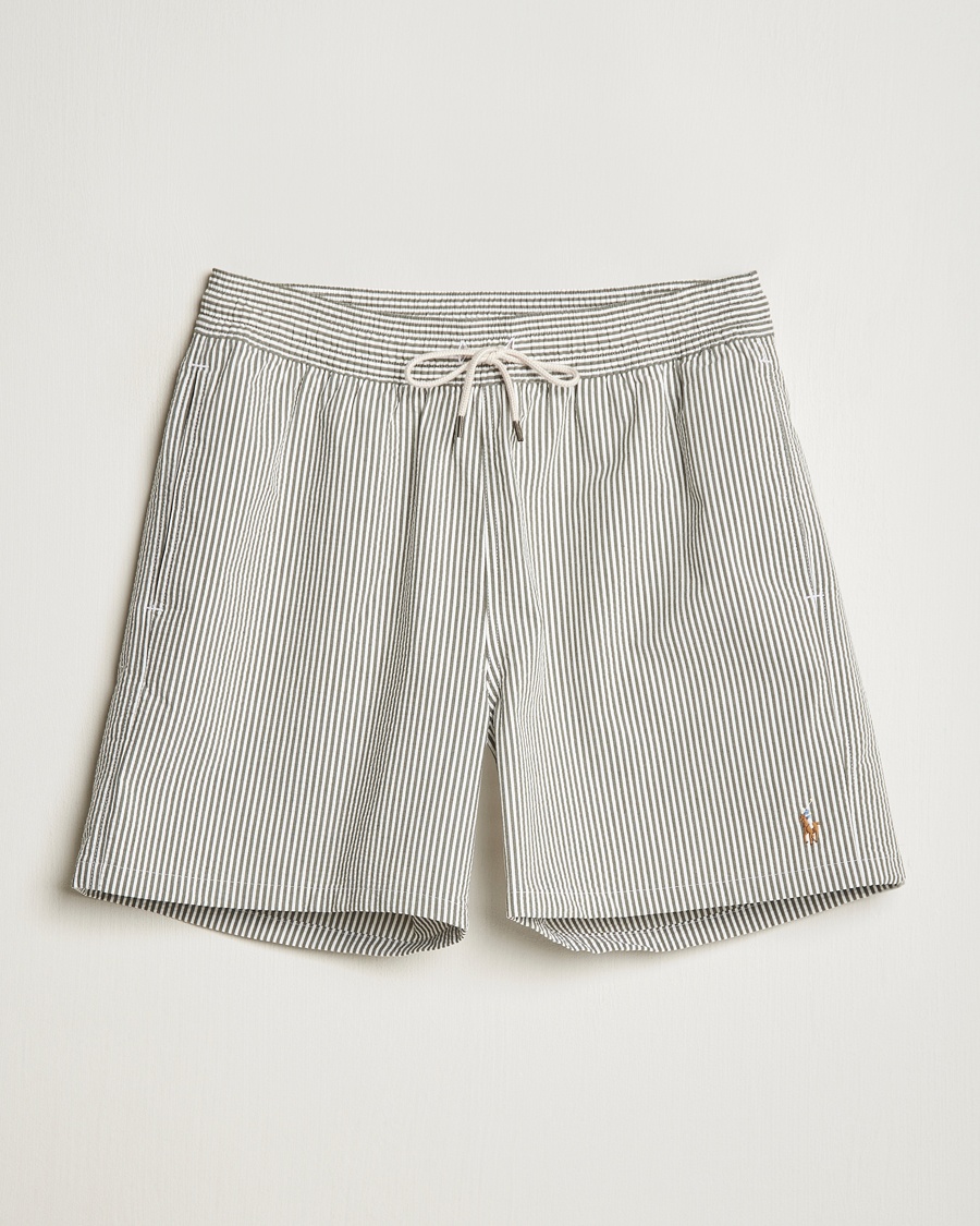 Polo Ralph Lauren Traveler Mid Trunk Seersucker Olive – Verde