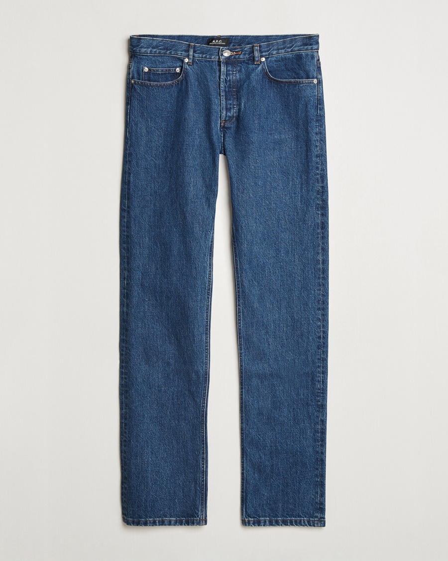 A.P.C. New Standard Jeans Washed Indigo – Blu