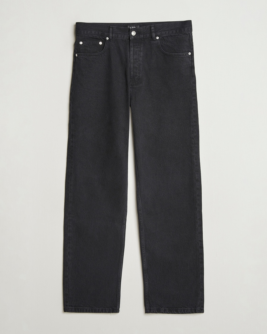 A.P.C. Fairfax Jeans Washed Black – Nero
