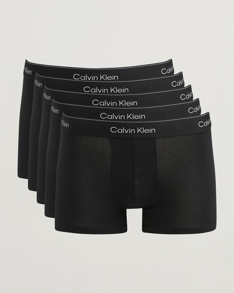 Calvin Klein 5-Pack Icon Cotton Stretch Trunk Black – Nero