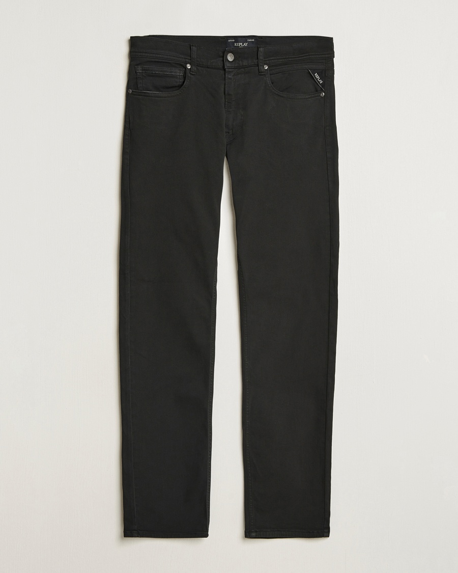 Replay Grover Hyperflex 5-Pocket Pants Black – Nero