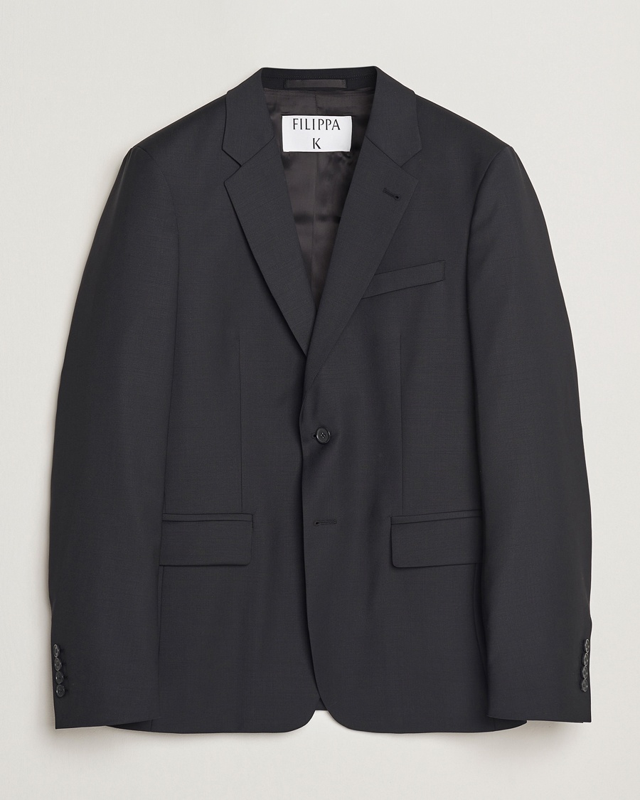 Filippa K Slim Wool Blazer Black – Nero