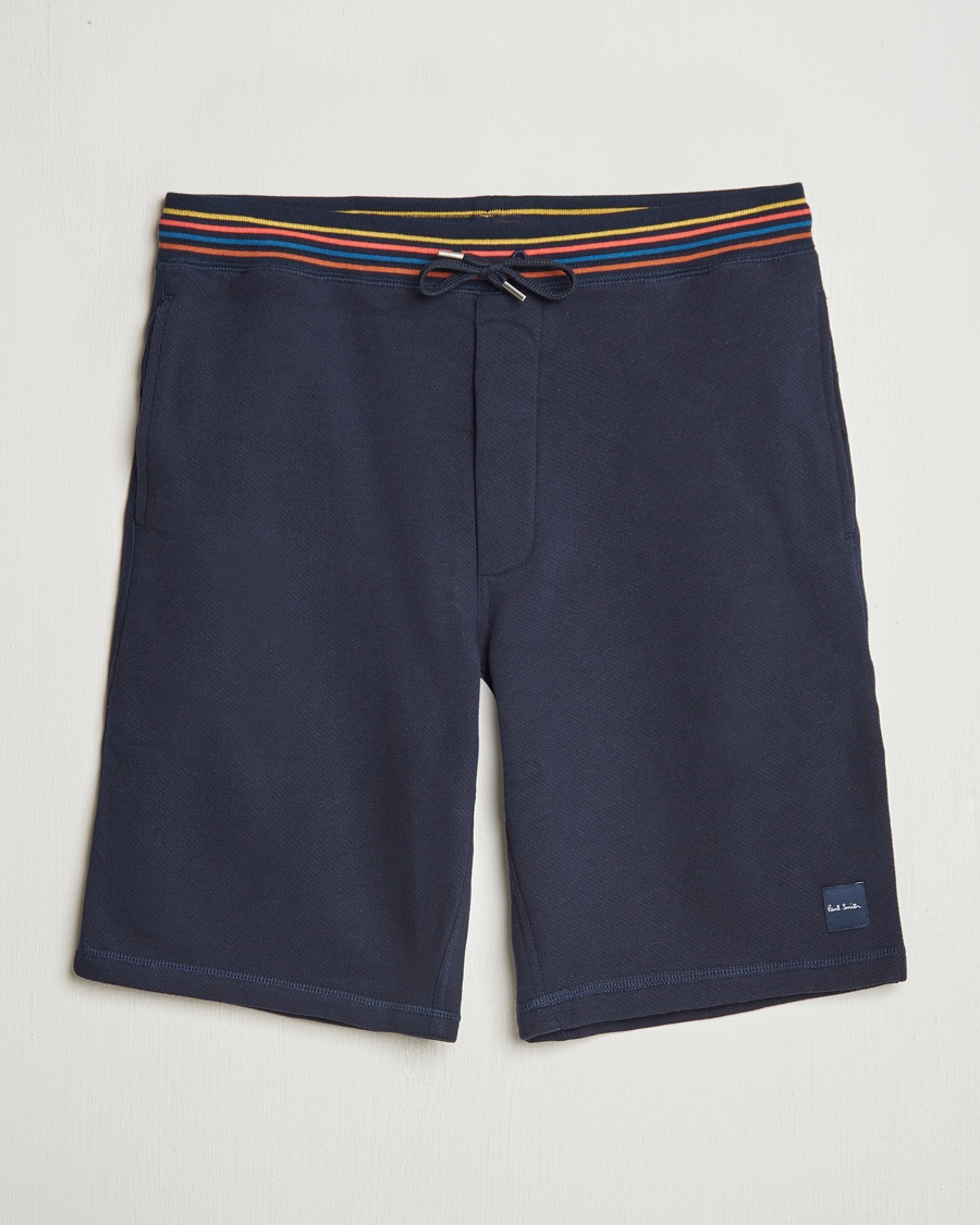 Paul Smith Artist Rib Sweatshorts Navy – Blu