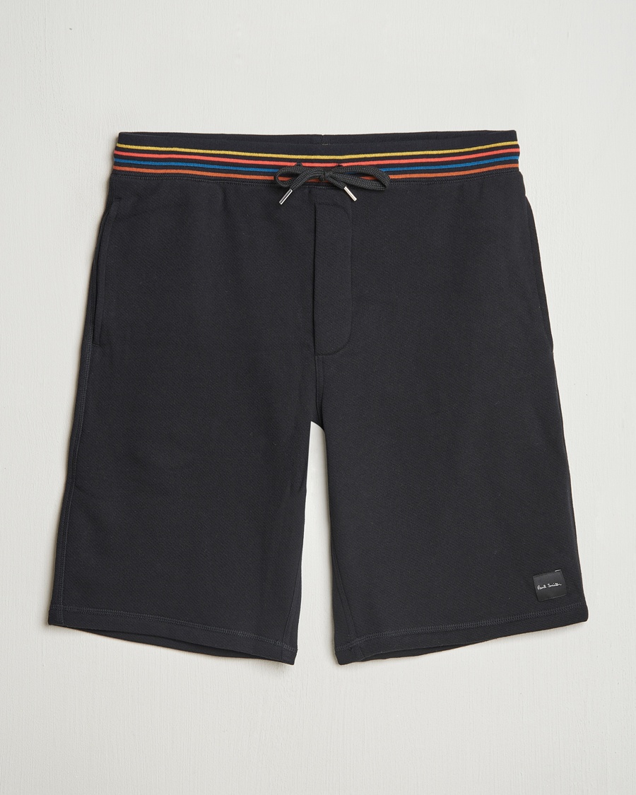 Paul Smith Artist Rib Sweatshorts Black – Nero