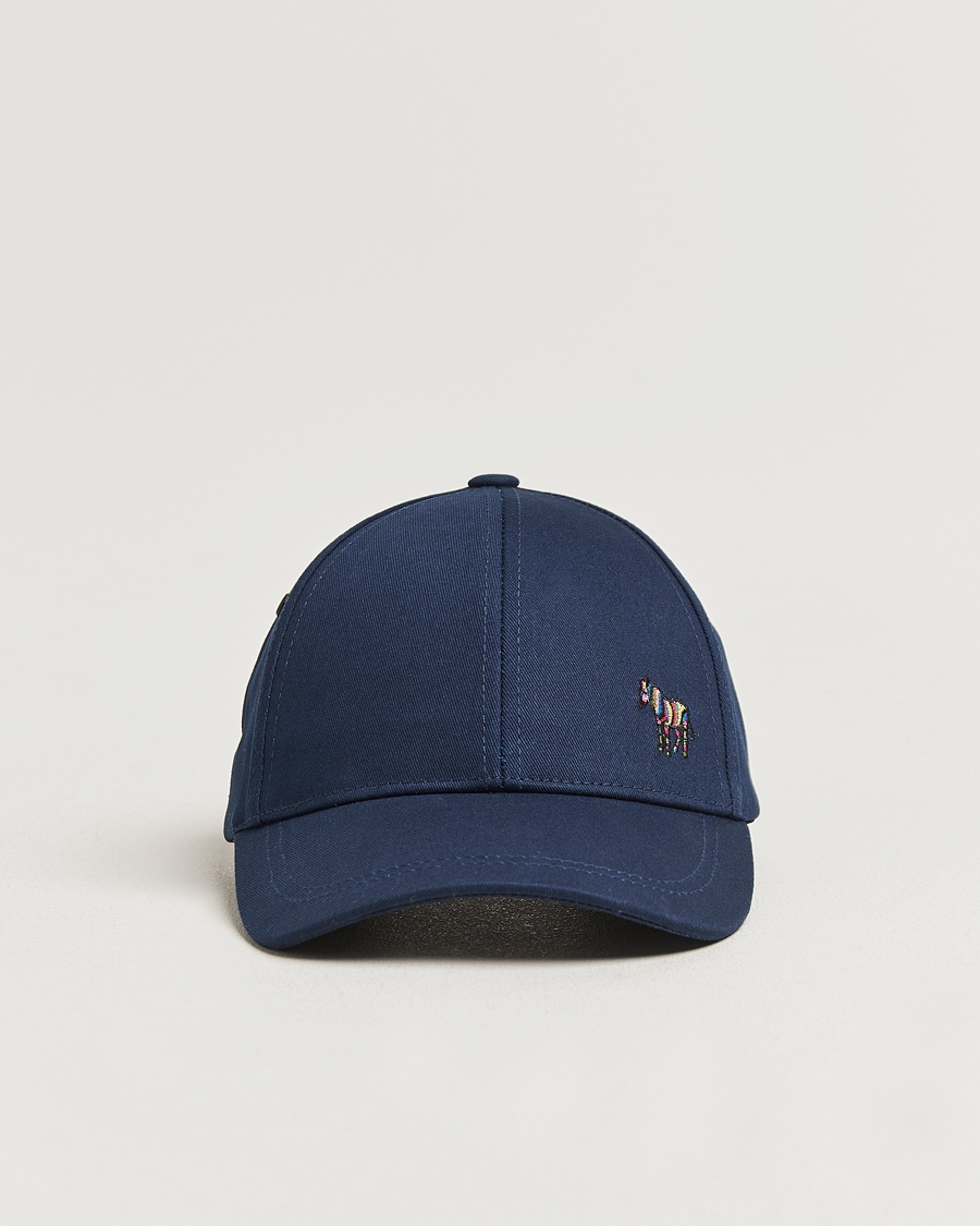 PS Paul Smith Baseball Zebra Cap Navy – Blu