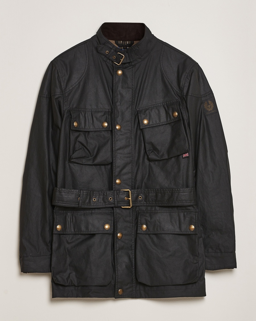 Belstaff Trailmaster Wax Jacket Black – Nero
