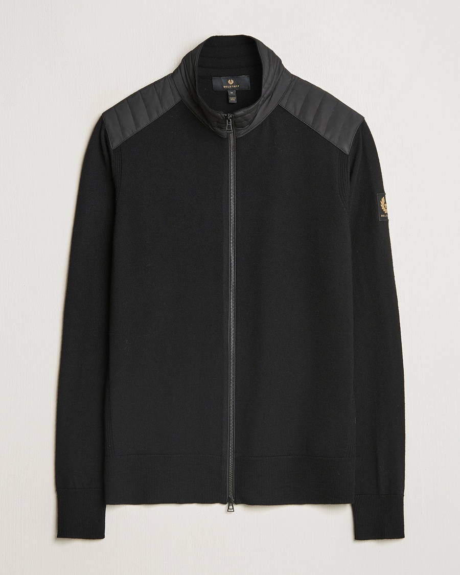Belstaff Kelby Zip Cardigan Black – Nero