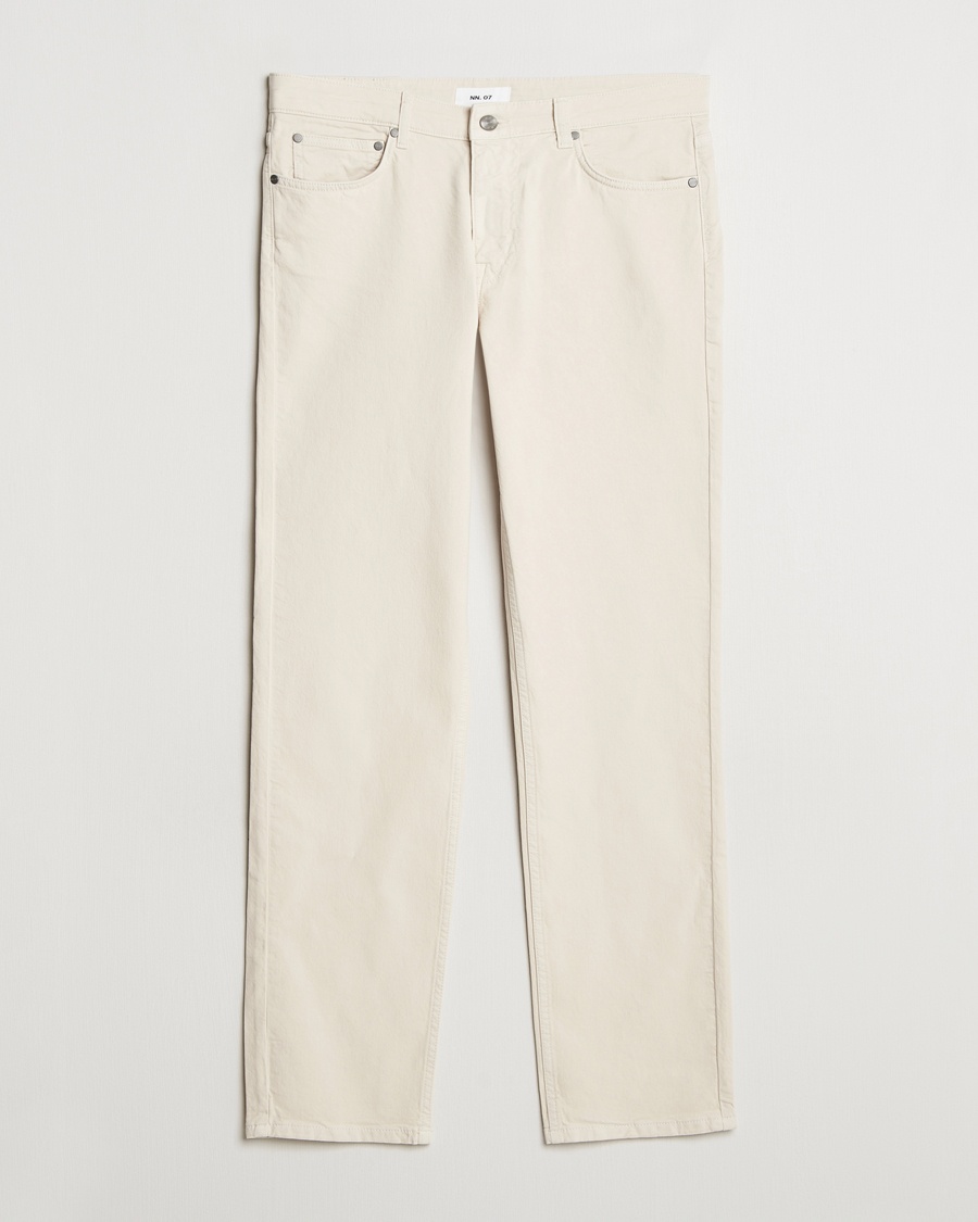 NN07 Tony 5-Pocket Pants Ivory – Bianco