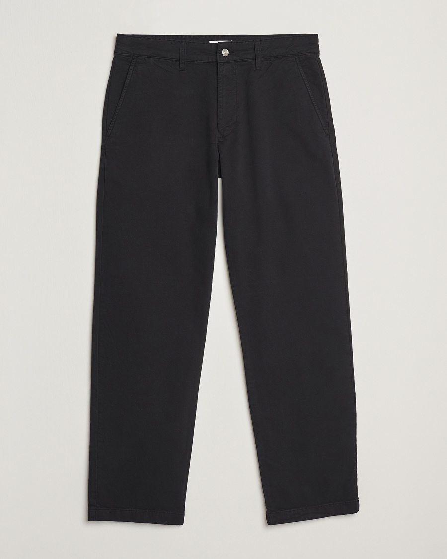 NN07 Aden Regular Fit Chinos Black – Nero