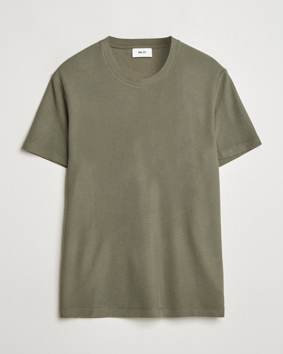 NN07 Clive Crew Neck T-Shirt Capers Green – Verde