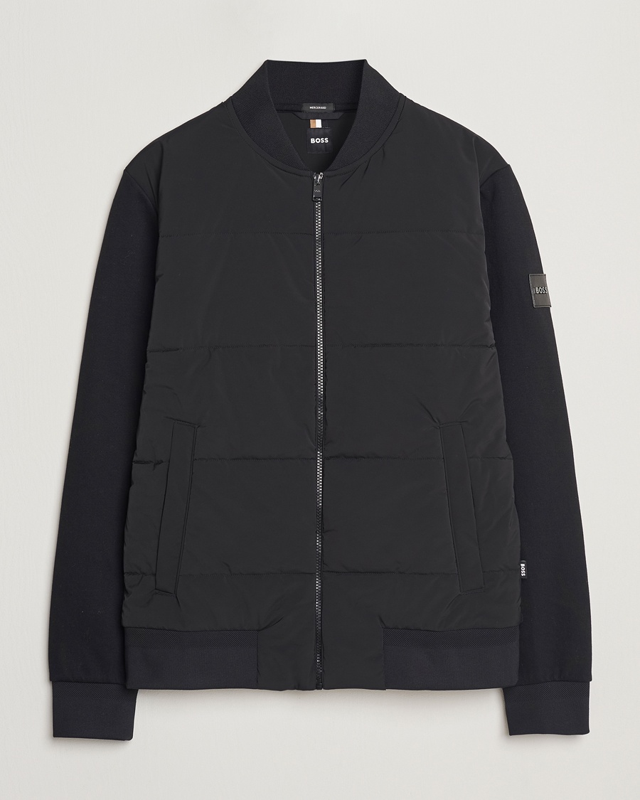 BOSS BLACK Skiles Hybrid Jacket Black – Nero