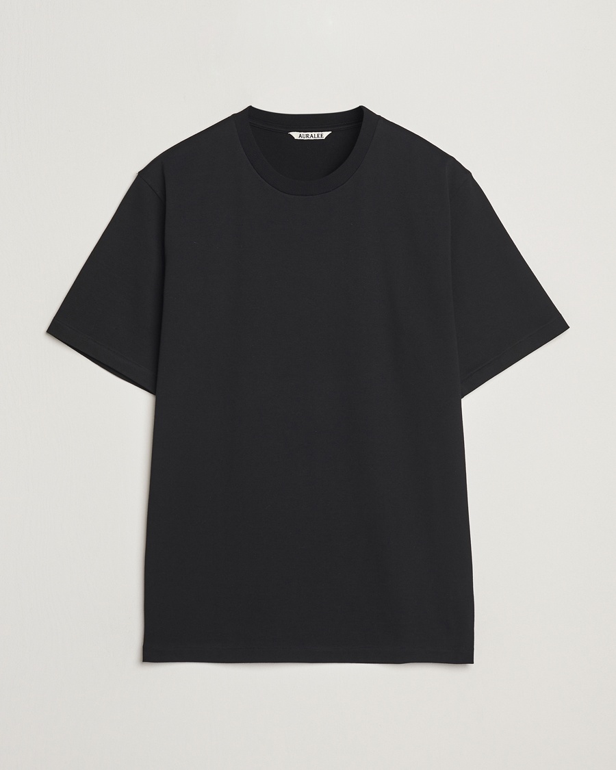 Auralee Luster Plating T-Shirt Black – Nero