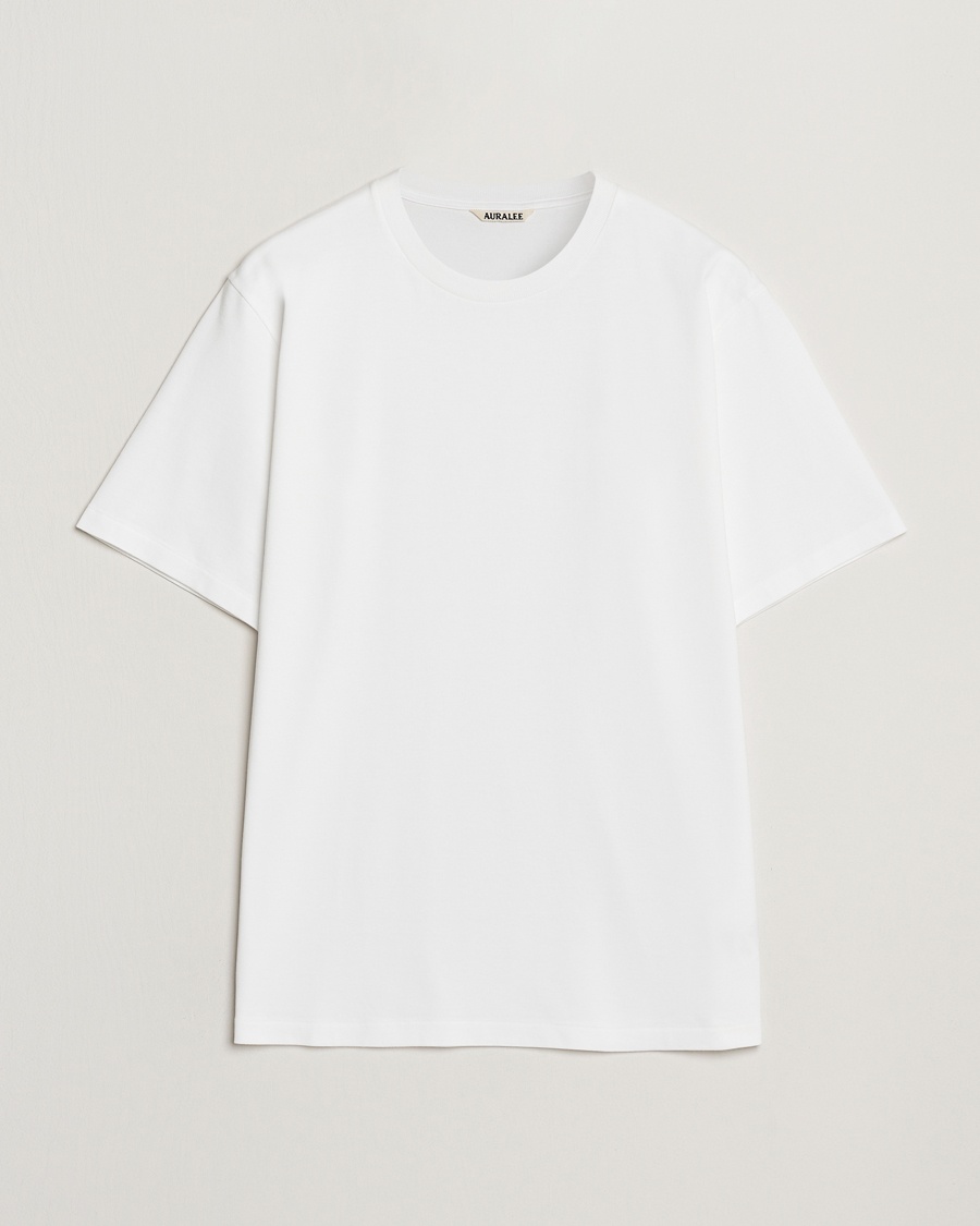 Auralee Luster Plating T-Shirt White – Bianco