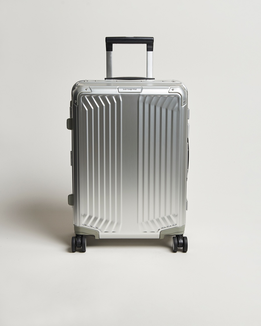 Samsonite Lite-Box Alu Spinner Carry-On Aluminium – Argento