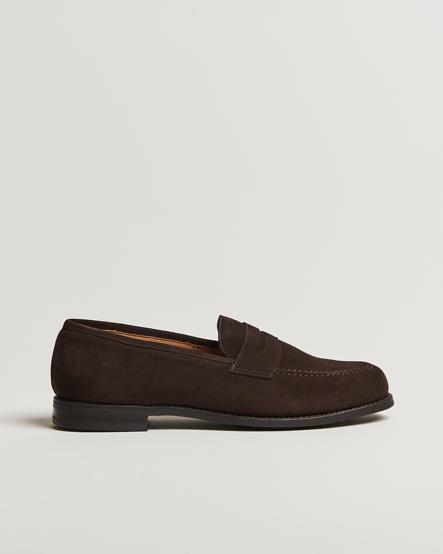 Myrqvist Stenhammar II Loafer Dark Brown Suede – Marrone