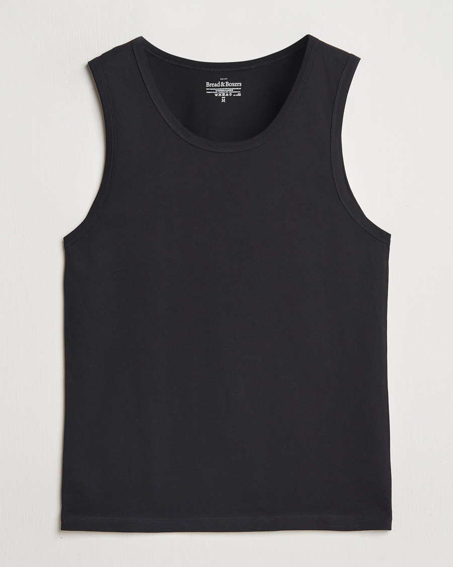 Bread & Boxers Relaxed Tank Top Black – Nero