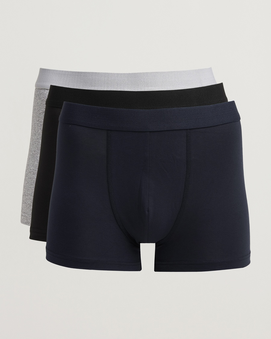 Bread & Boxers 3-Pack Boxer Brief Grey/Navy/Black – Blu