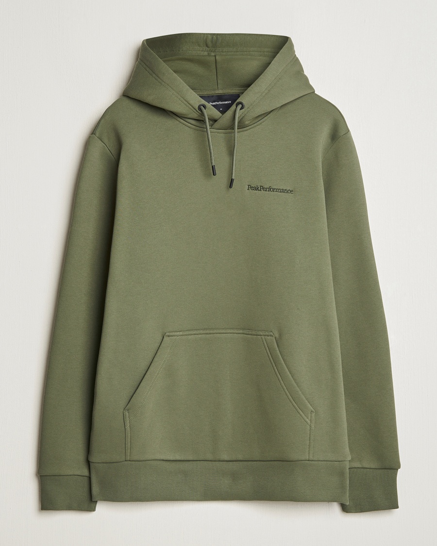 Peak Performance Original Hoodie Pine Needle – Verde