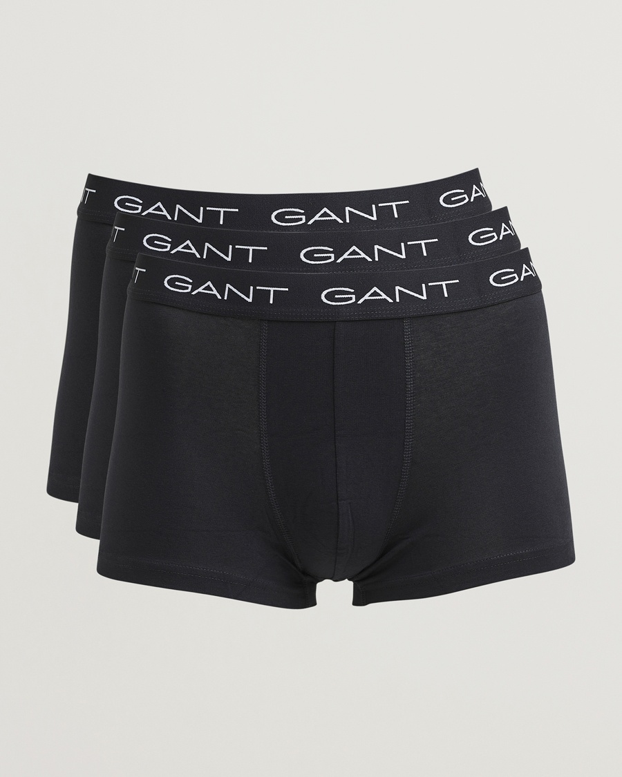 Gant 3-Pack Trunks Black – Nero