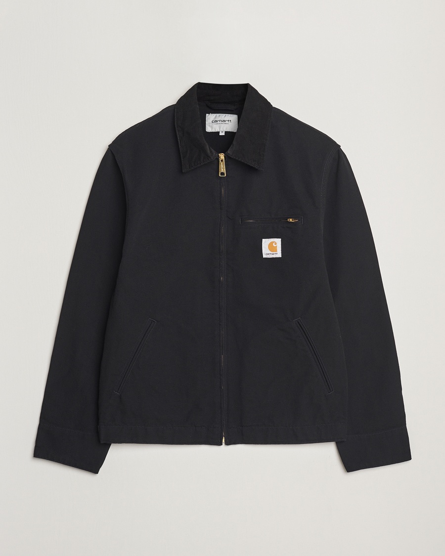 Carhartt WIP Detroit Jacket Dearborn Canvas Black – Nero