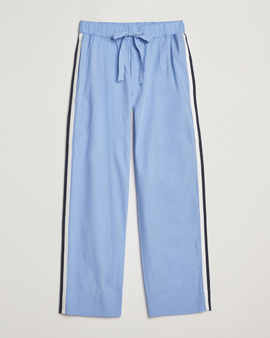 Tekla Grosgrain Stripes Pyjama Pants Cornflower Blue – Blu