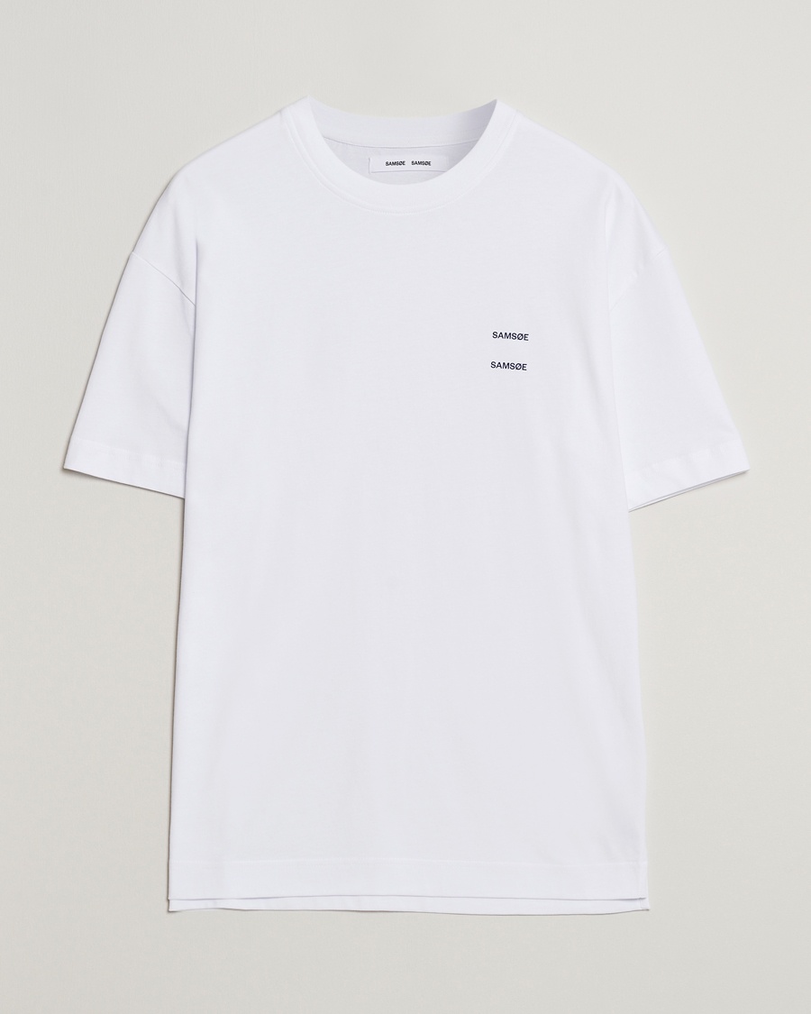 Samsøe Samsøe Joel Organic Cotton T-Shirt White – Bianco