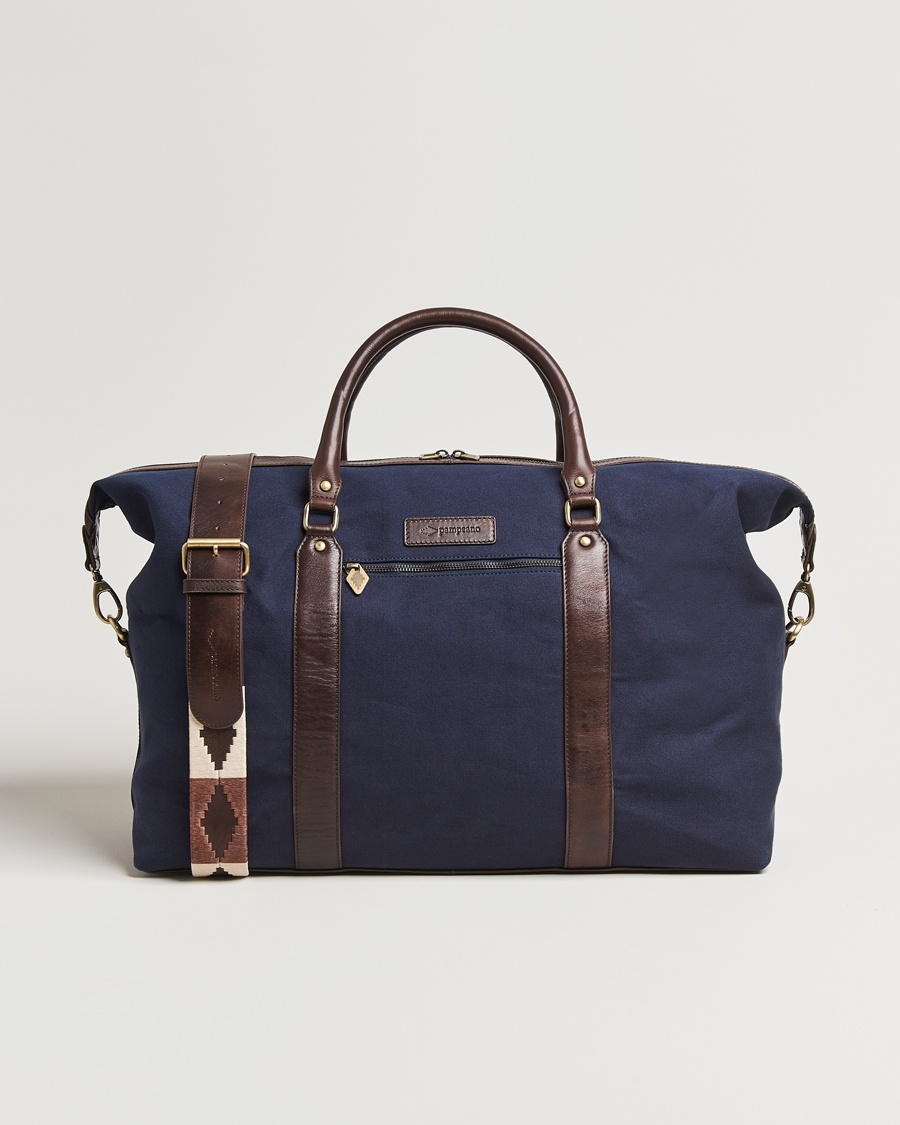 Pampeano Cabballero Large Canvas Weekend Bag Navy – Blu