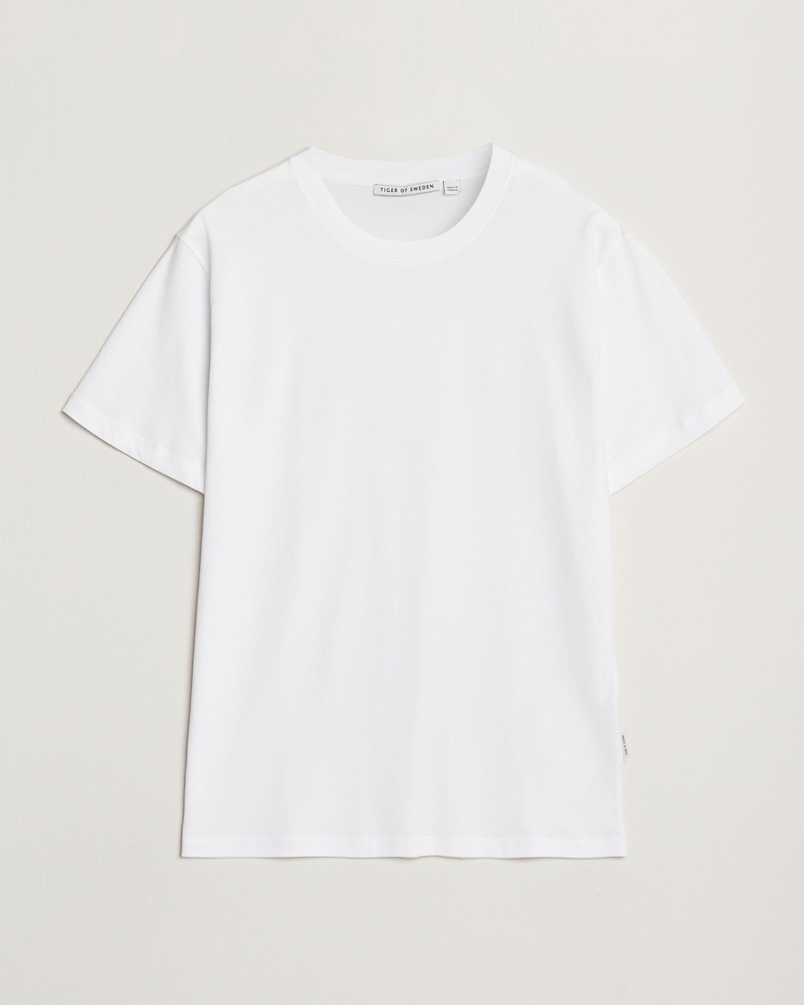Tiger of Sweden Dillan Crew Neck T-Shirt White – Bianco