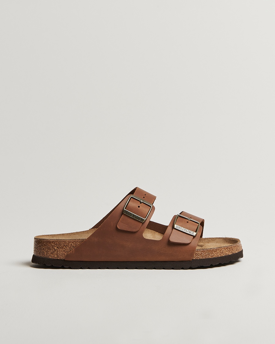 BIRKENSTOCK Arizona Classic Footbed Cognac Oiled Leather – Marrone