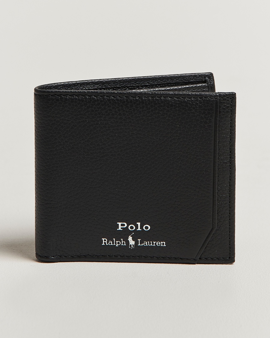 Polo Ralph Lauren Polo Ralph LaurenPebble Leather Billfold WalletBlack – Nero