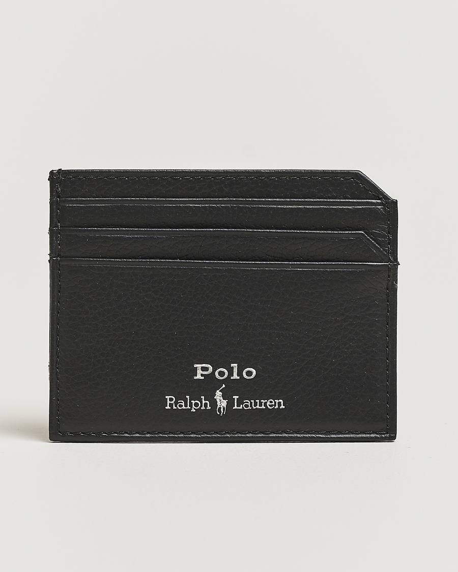Polo Ralph Lauren Polo Ralph LaurenPebble Leather Card CaseBlack – Nero
